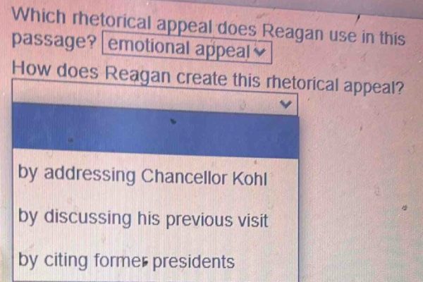 Decoding How Reagan Crafts Rhetorical Appeal